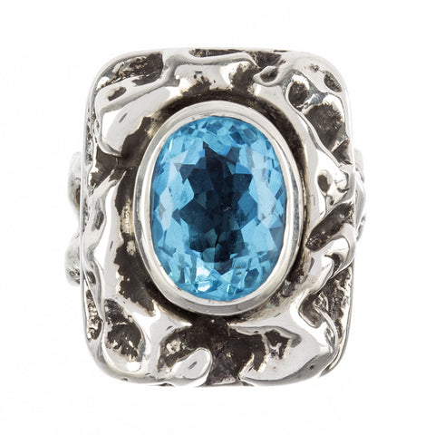 "Bohemian Blue" Cocktail Ring
